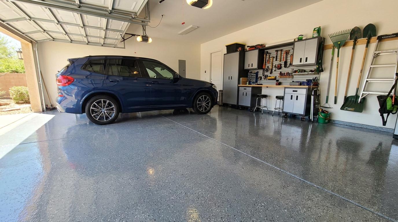 How long does epoxy flooring last in Arizona heat